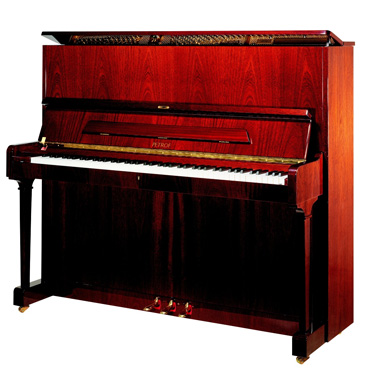 佩卓夫钢琴 P125F1红色